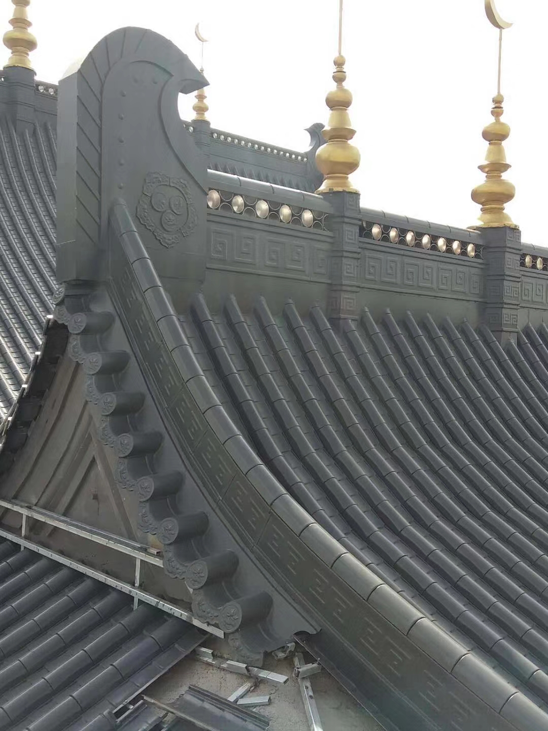 仿古建筑屋面的風格混搭